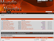 Tablet Screenshot of forum.mundonovelas.net